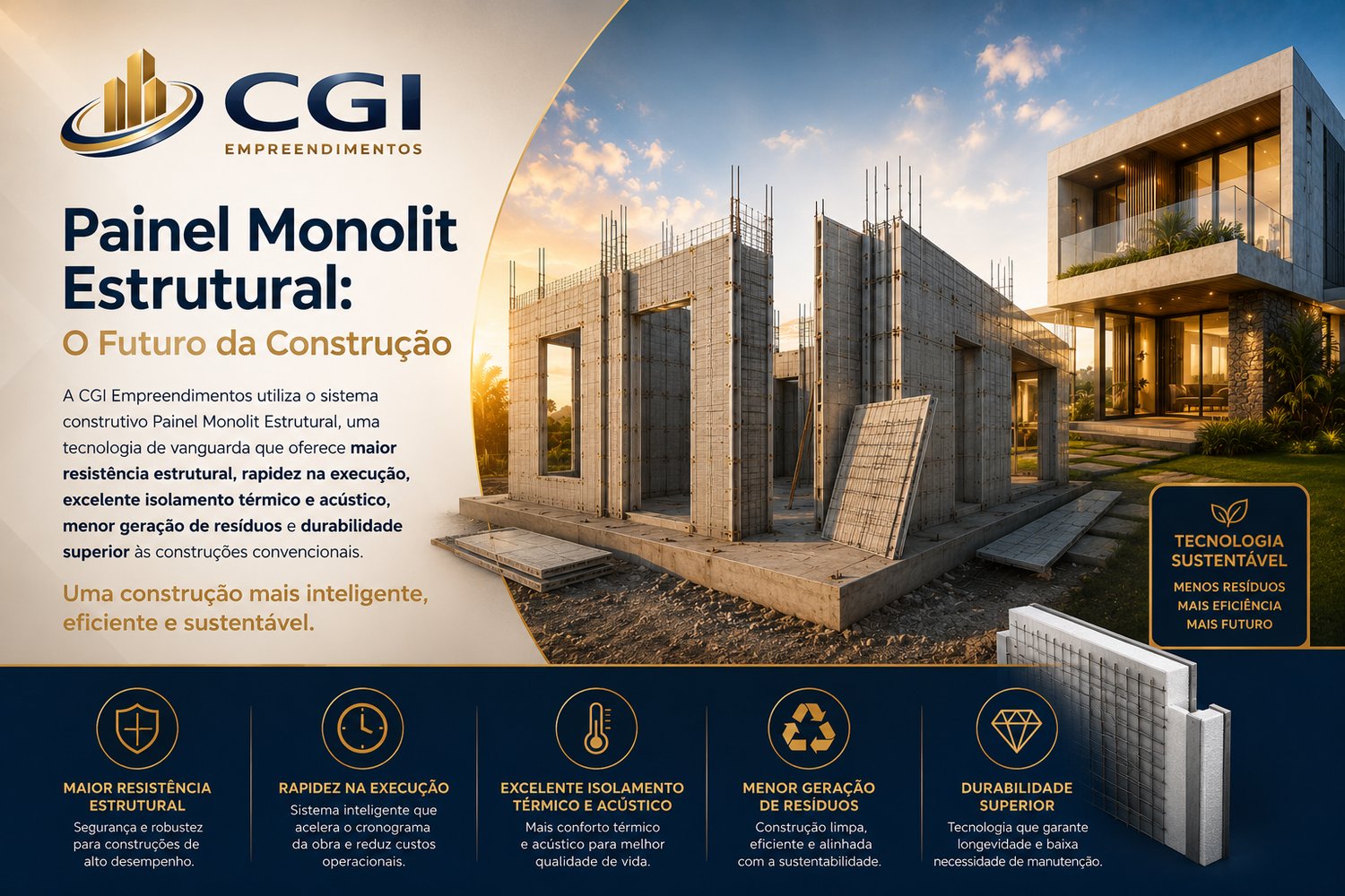 Painel Monolit Estrutural: O Futuro da Construção